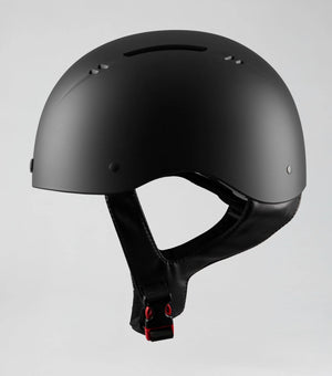 Artemis Jockey Skull Hat - Matte Black