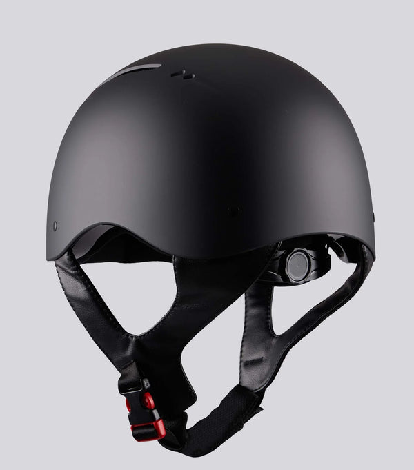 Artemis Jockey Skull Hat - Matte Black