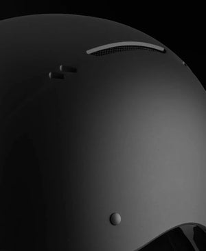 Artemis Jockey Skull Hat - Matte Black