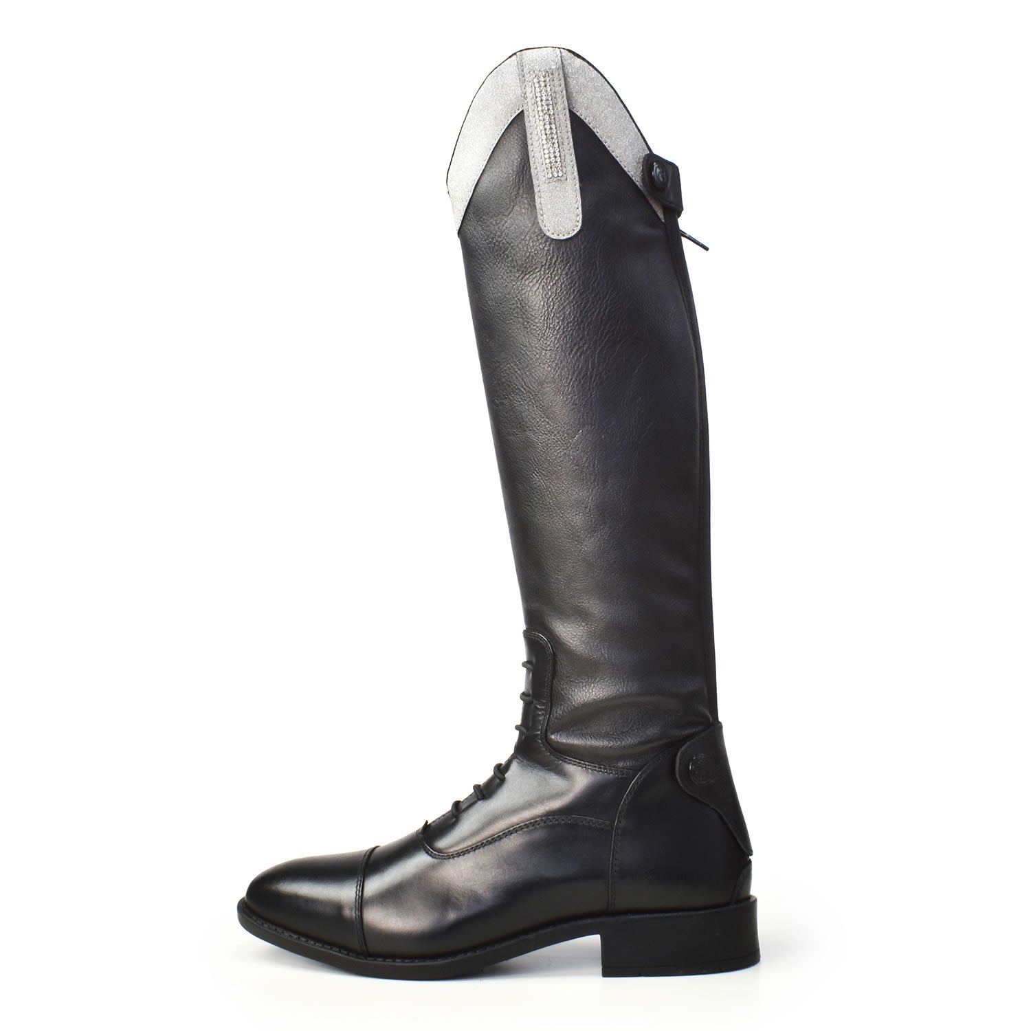 Brogini Como Piccino YR Boot, CHILD, Silver Diamante Top - Equisafety