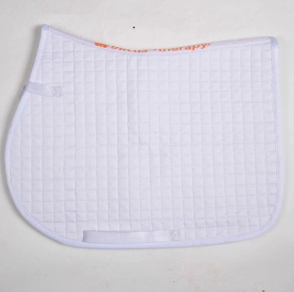 Bucas Therapy Saddle Pad - Jump - Horse - White - Equisafety