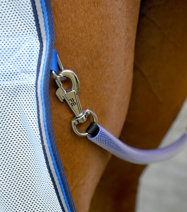 Equisafety bug buster fly rug with belly flap lavender