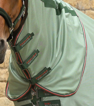 Equisafety bug buster fly rug with belly flap lavender
