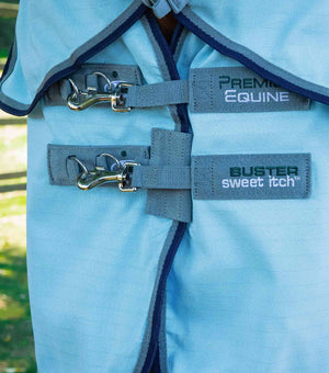 Equisafety bug buster fly rug with belly flap lavender