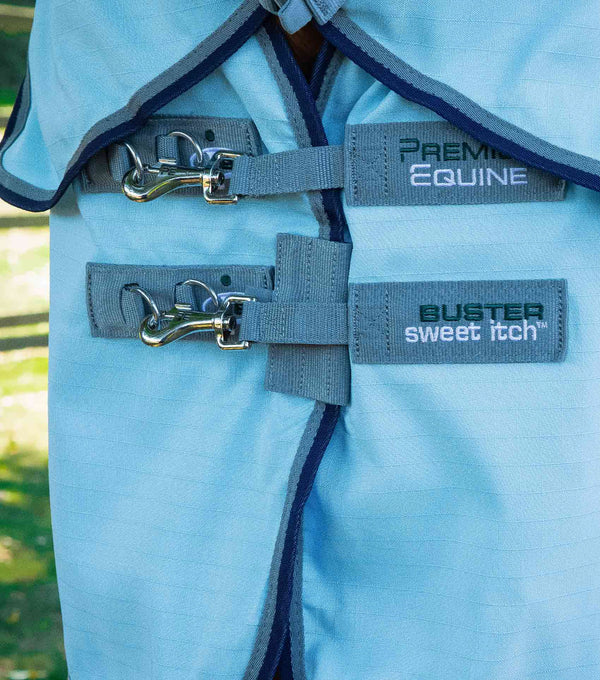 Equisafety bug buster fly rug with belly flap lavender