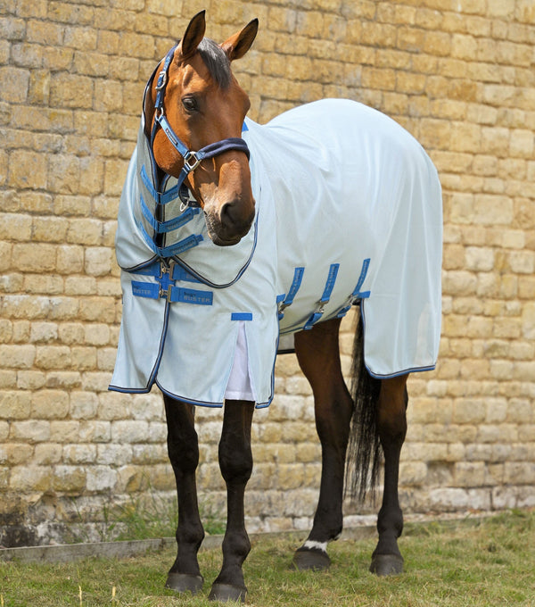 Equisafety bug buster fly rug with belly flap lavender