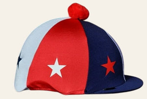 Capz Lycra Cap Cover with 3 Colours and Stars - Equisafety