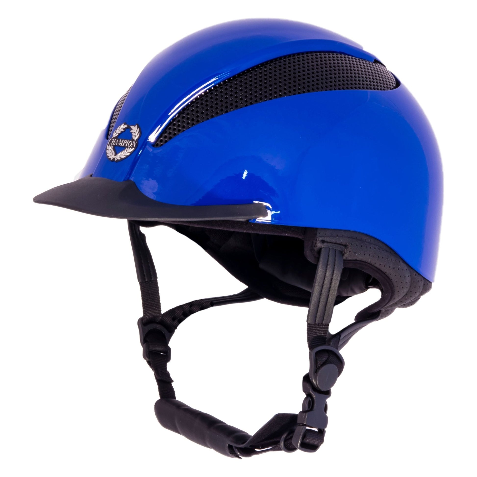 Champion Air - Tech Deluxe Dial Fit - Riding Hat - Cobalt - Equisafety