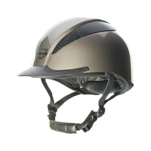 Champion Air - Tech Deluxe Dial Fit Riding Hat - Oyster - Equisafety