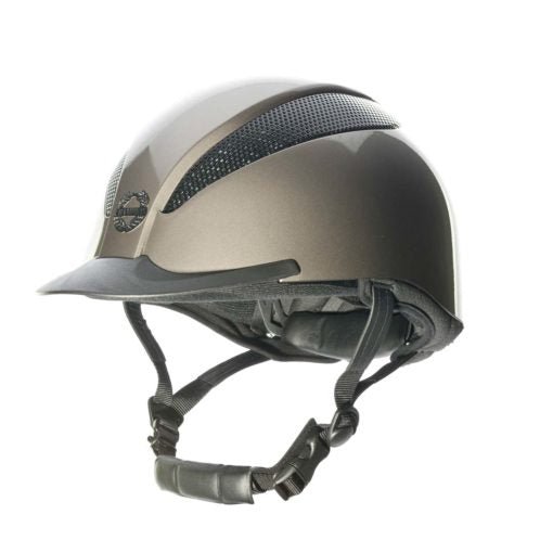 Champion Air - Tech Deluxe Dial Fit Riding Hat - Oyster - Equisafety