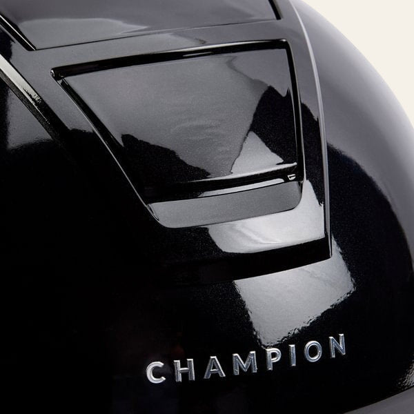 Equisafety champion insight peaked helmet matt black