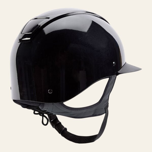 Equisafety champion insight peaked helmet matt black