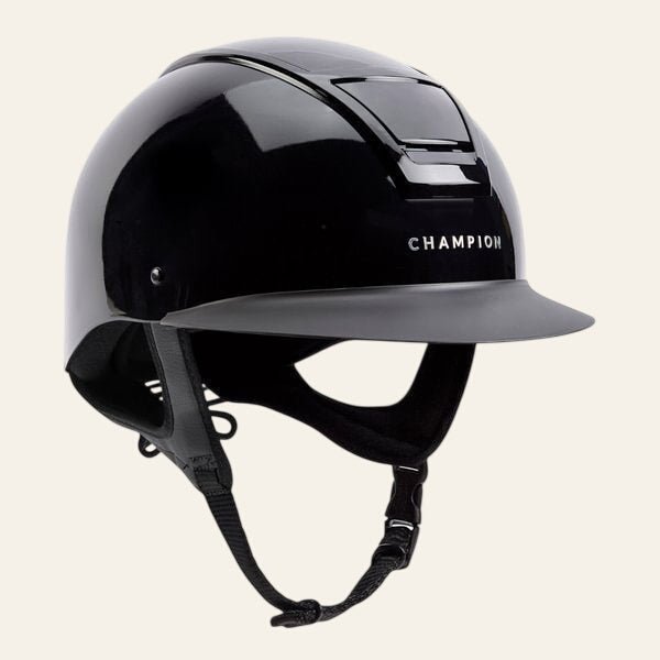 Equisafety insight peaked helmet matt black