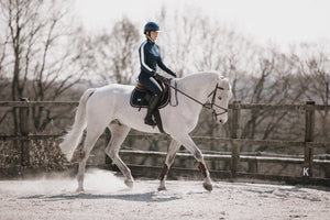 Equisafety champion insight peaked helmet matt black