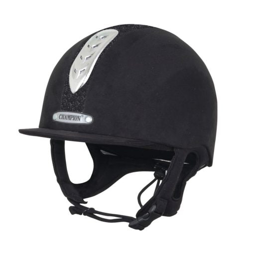 Champion Junior X - Air Dazzle Plus - Riding Hat - Black - Equisafety