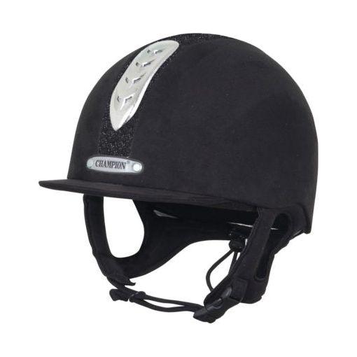 Champion Junior X - Air Dazzle Plus - Riding Hat - Black - Equisafety