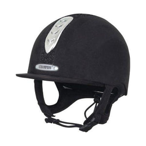 Champion Junior X - Air Dazzle Plus - Riding Hat - Black - Equisafety