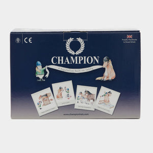 Champion Junior X - Air Plus - Riding Hat - Black - Equisafety