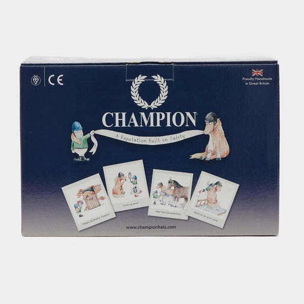 Champion Junior X - Air Plus - Riding Hat - Black - Equisafety