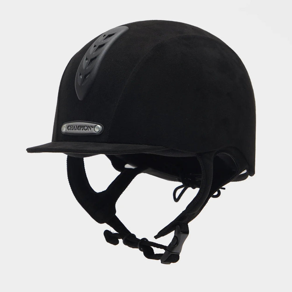 Champion Junior X - Air Plus - Riding Hat - Black - Equisafety