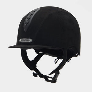 Champion Junior X - Air Plus - Riding Hat - Black - Equisafety