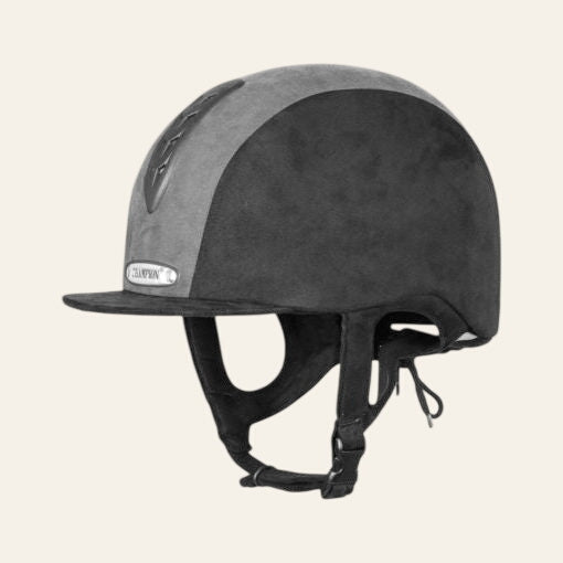 Champion Junior X - Air Plus - Riding Hat - Black/Slate - Equisafety