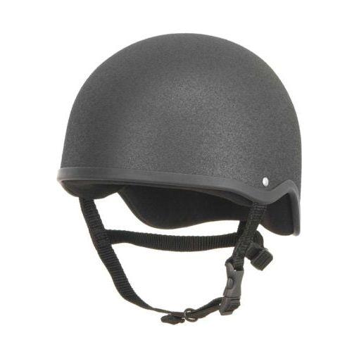 Champion Pro Plus Junior Jockey - Riding Hat - Black - Equisafety