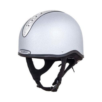 Champion Revolve MIPS Junior X - Air Jockey Riding Hat - Silver - Equisafety