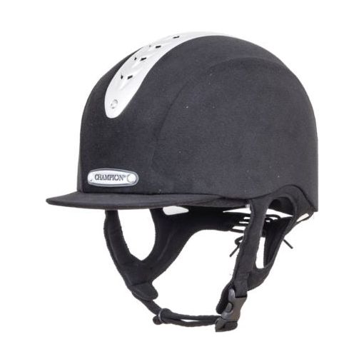 Champion Revolve MIPS Junior X - Air Peaked Riding Hat - Black - Equisafety