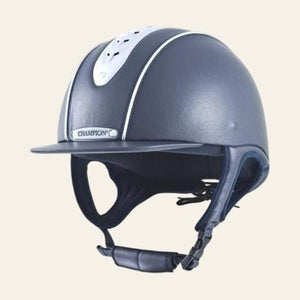 Equisafety champion revolve mips ventair peaked riding hat black
