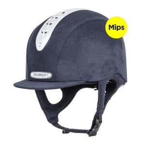 Equisafety champion revolve mips ventair peaked riding hat black