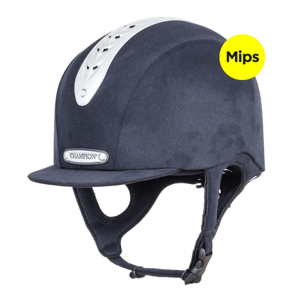 Equisafety champion revolve mips ventair peaked riding hat black