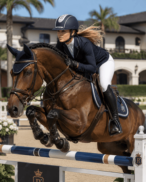Equisafety champion revolve mips ventair peaked riding hat black