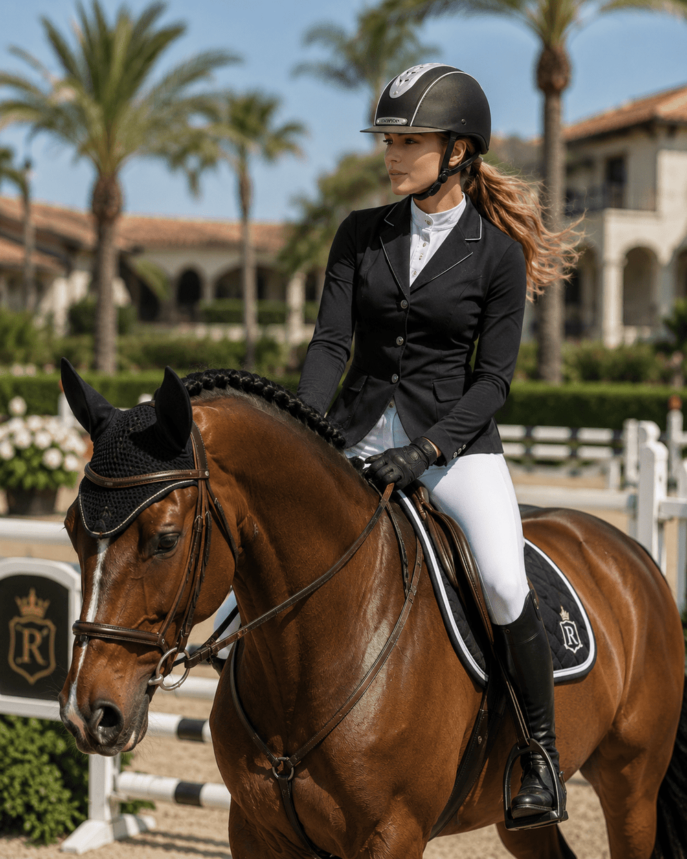 Champion Revolve MIPS Ventair Peaked Riding Hat - Black - Equisafety