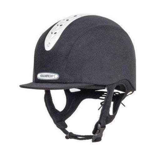 Champion Revolve X - Air MIPS Peaked Riding Hat - Black - Equisafety