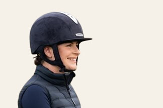 Champion Revolve X - Air MIPS Peaked Riding Hat - Black - Equisafety