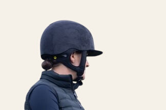Champion Revolve X - Air MIPS Peaked Riding Hat - Black - Equisafety