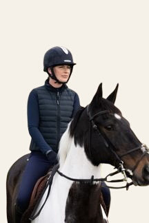 Champion Revolve X - Air MIPS Peaked Riding Hat - Navy - Equisafety