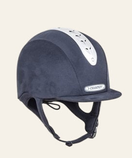 Champion Revolve X - Air MIPS Peaked Riding Hat - Navy - Equisafety