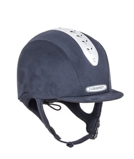 Champion Revolve X - Air MIPS Peaked Riding Hat - Navy - Equisafety