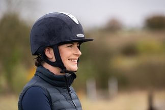 Champion Revolve X - Air MIPS Peaked Riding Hat - Navy - Equisafety