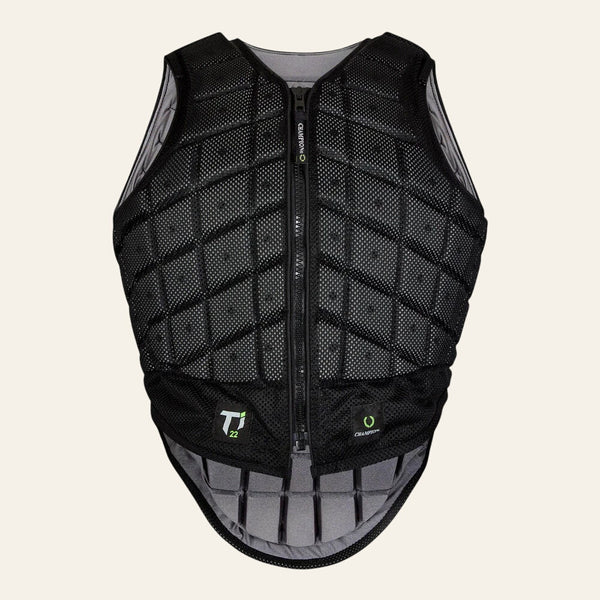 Champion Titanium Ti22 Adults Body Protector - Black - Equisafety