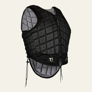 Equisafety champion titanium ti22 adults body protector black