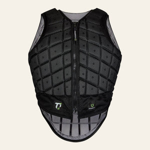 Equisafety champion titanium ti22 adults body protector black