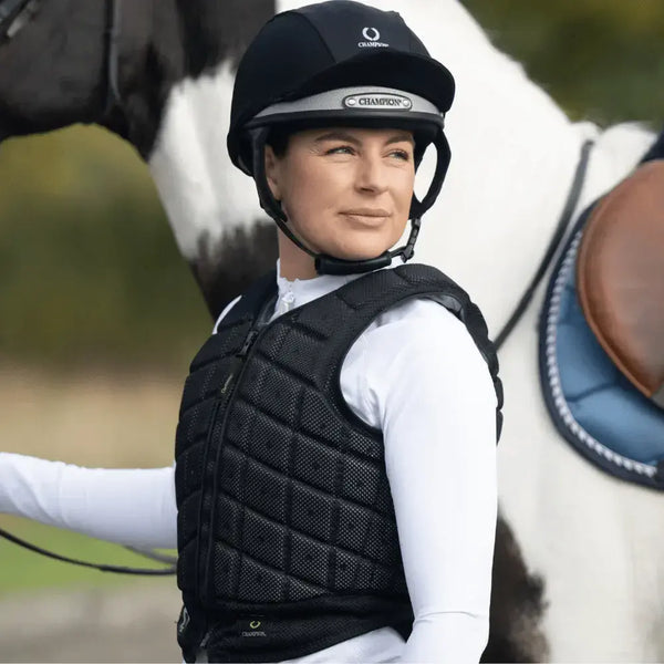 Champion Titanium Ti22 Adults Body Protector - Black - Equisafety