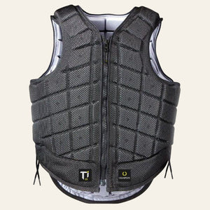 Equisafety champion titanium ti22 adults body protector grey