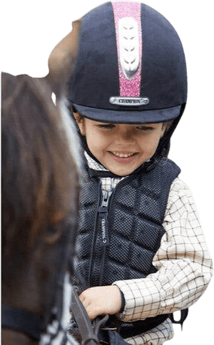 Champion Titanium Ti22 Body Protector - CHILD Black - Equisafety