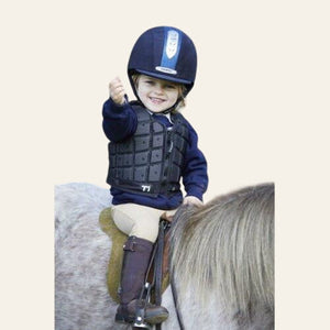 Champion Titanium Ti22 Body Protector - CHILD Black - Equisafety