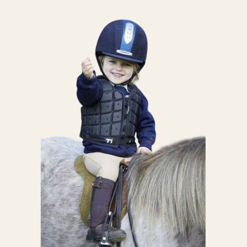 Champion Titanium Ti22 Body Protector - CHILD Black - Equisafety