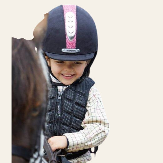 Champion Titanium Ti22 Body Protector - CHILD Black - Equisafety